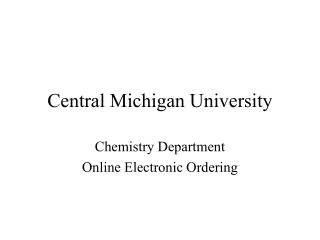 Central Michigan University