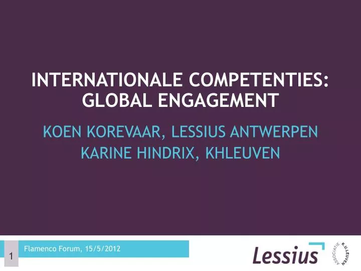 internationale competenties global engagement