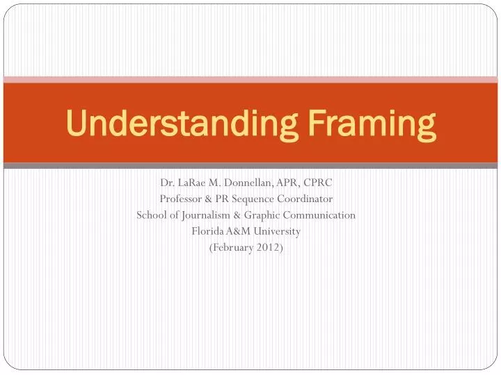 understanding framing