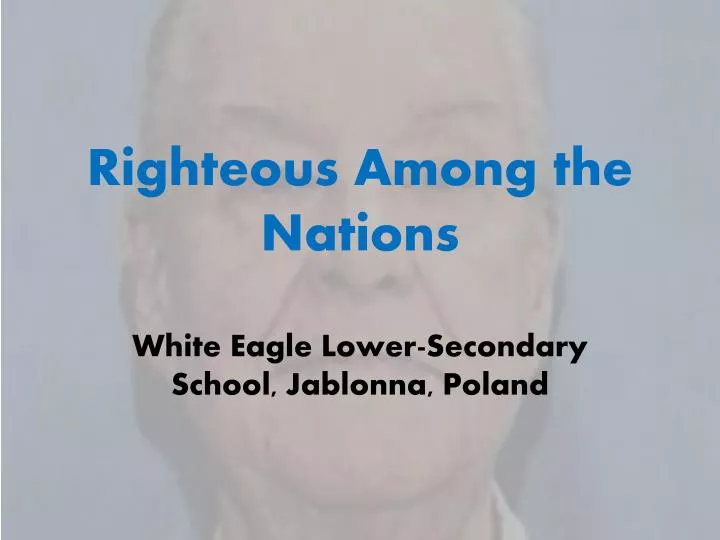 righteous among the nations