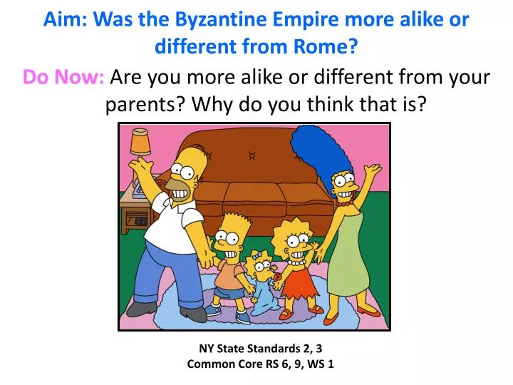 aim was the byzantine empire more alike or different from rome