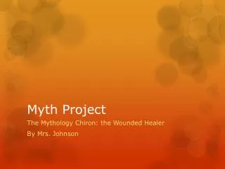 Myth Project