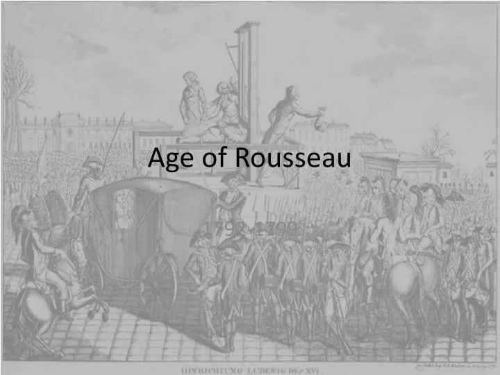 age of rousseau