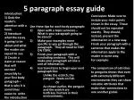 Crafting a Coherent Five-Paragraph Essay: Tips and Techniques - slide 1