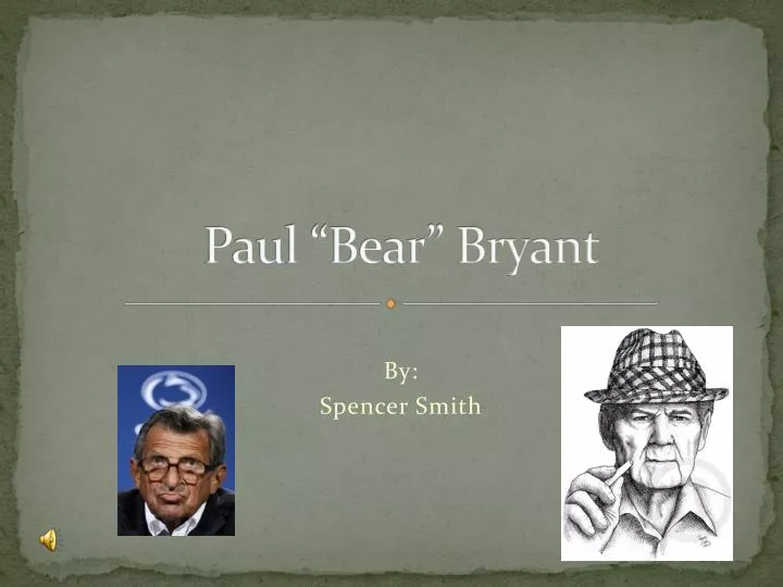 paul bear bryant