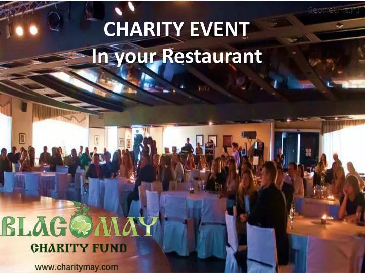 charity event in your restaurant