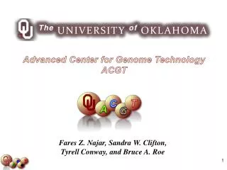 Advanced Center for Genome Technology ACGT