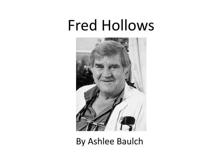 fred hollows