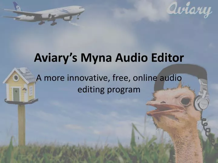 aviary s myna audio editor