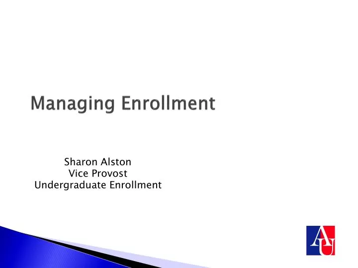 managing enrollment