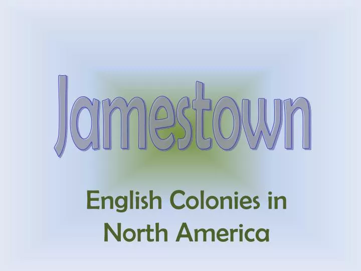 english colonies in north america