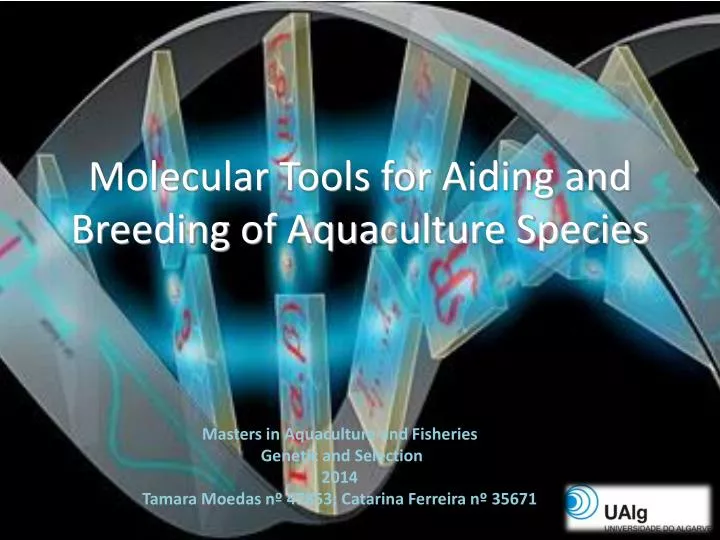 molecular tools for aiding and breeding of aquaculture species