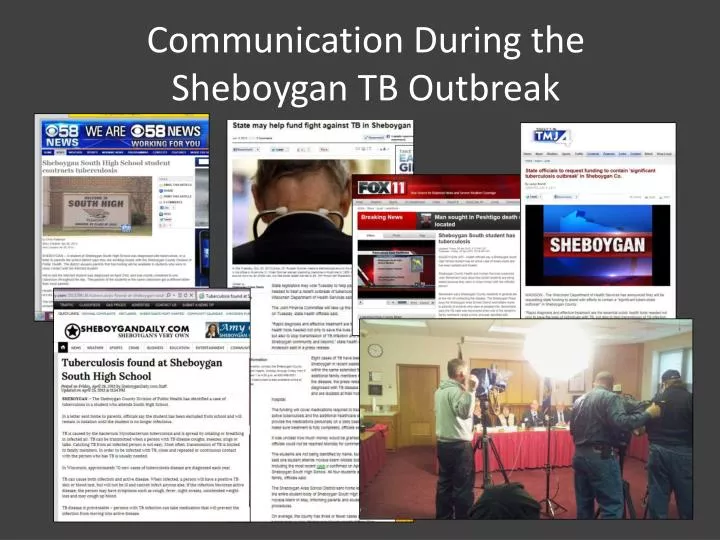 communication during the sheboygan tb outbreak