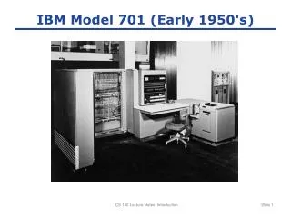 ibm model 701 early 1950 s