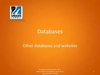 databases