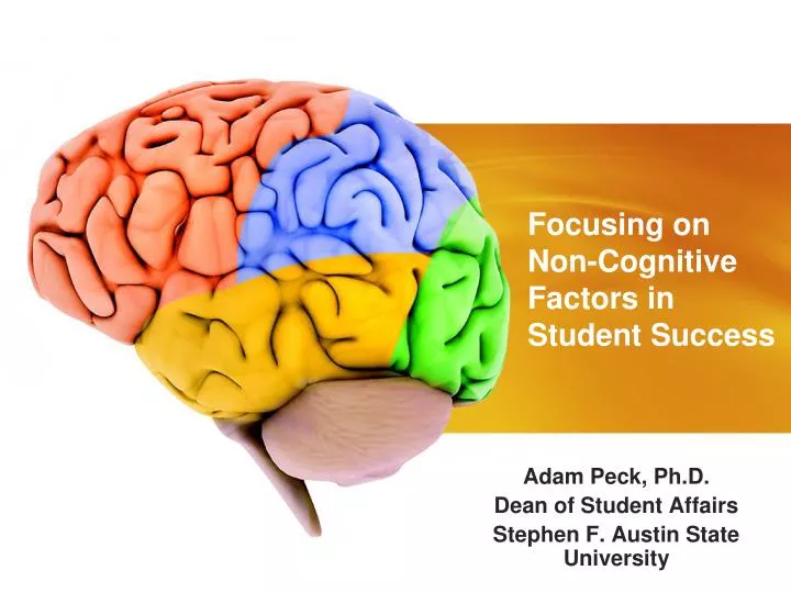 focusing on non cognitive factors in student success