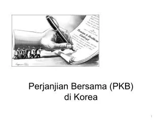 Perjanjian Bersama (PKB) di Korea