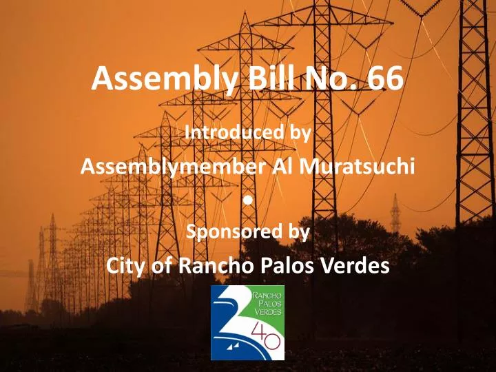 assembly bill no 66