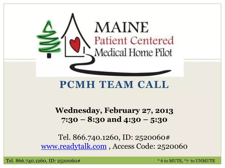 pcmh team call