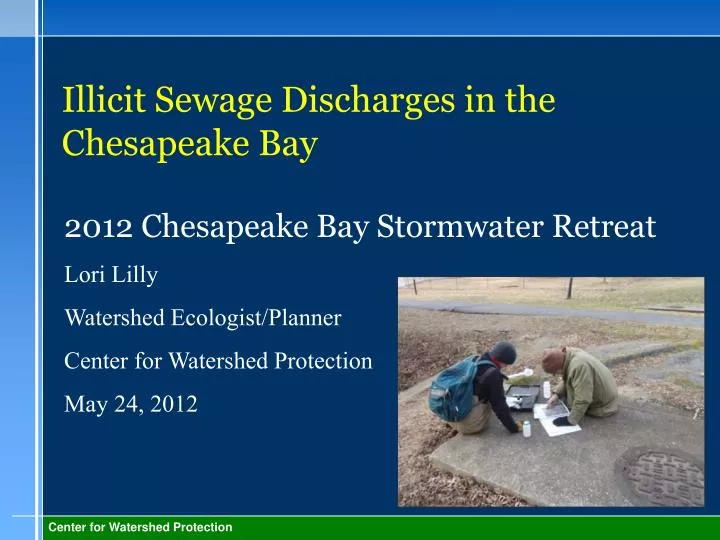 illicit sewage discharges in the chesapeake bay