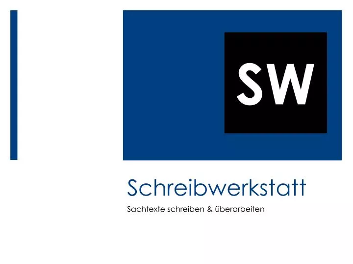 schreibwerkstatt