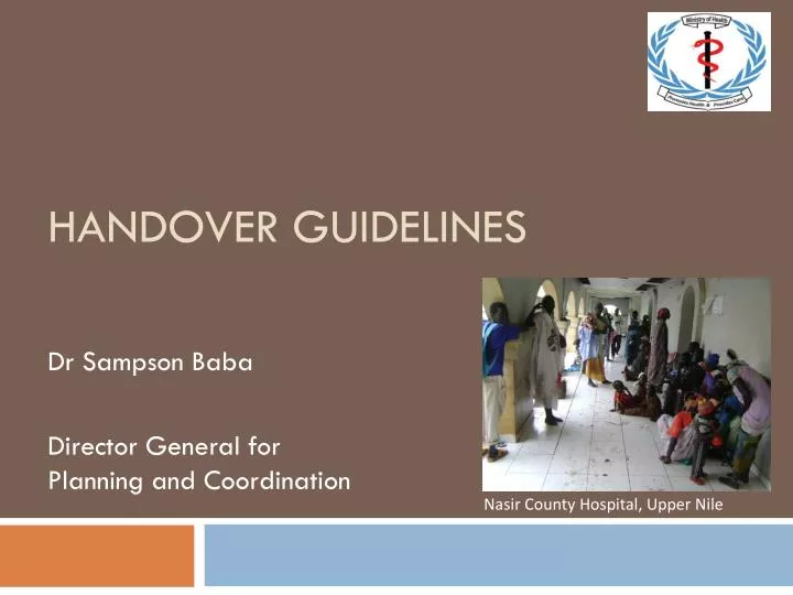 handover guidelines