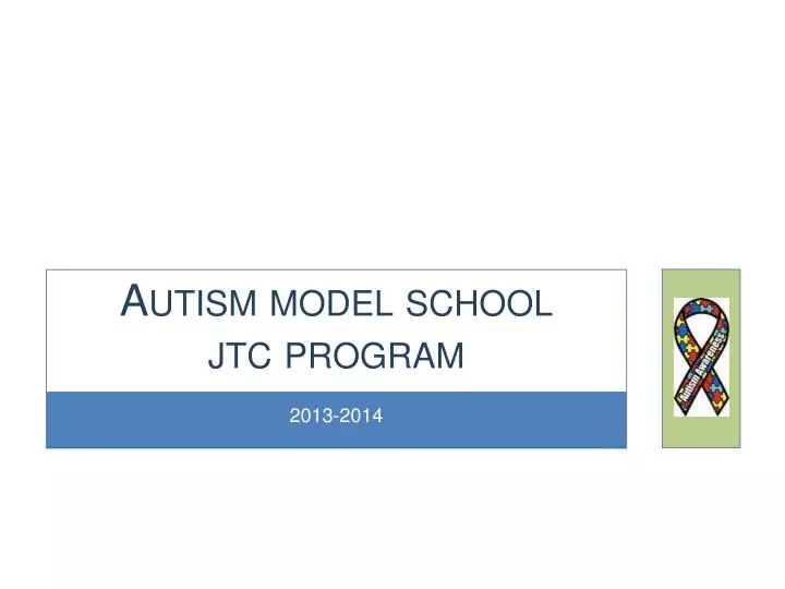 autism model school jtc program
