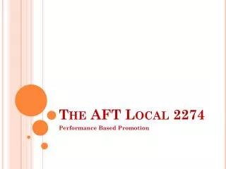 The AFT Local 2274