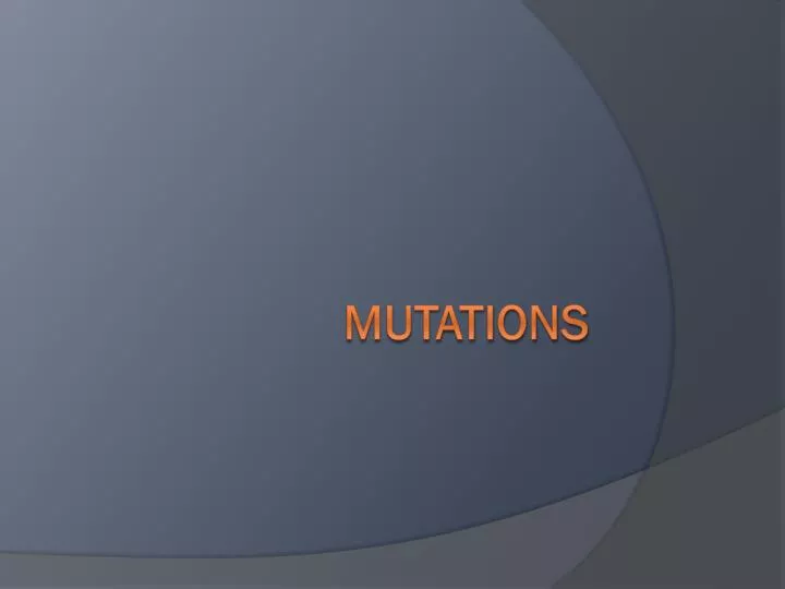 mutations