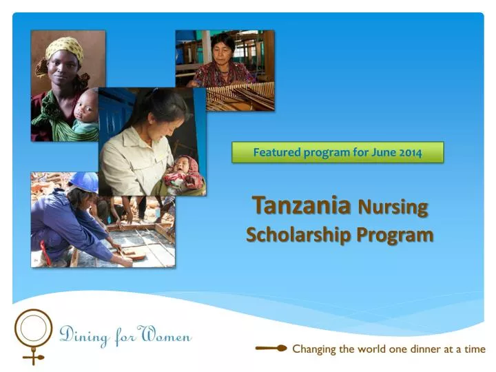 tanzania nursing scholarship program