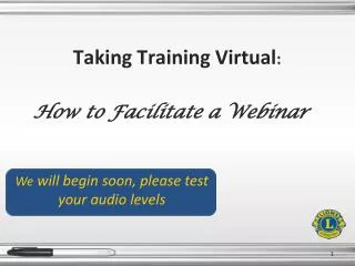 Taking Training Virtual :
