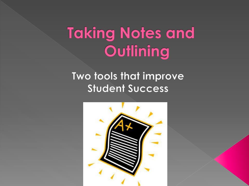 PPT - Taking Notes and Outlining PowerPoint Presentation, free download ...