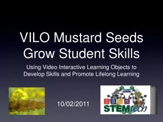 VILO Mustard Seeds Grow Student Skills