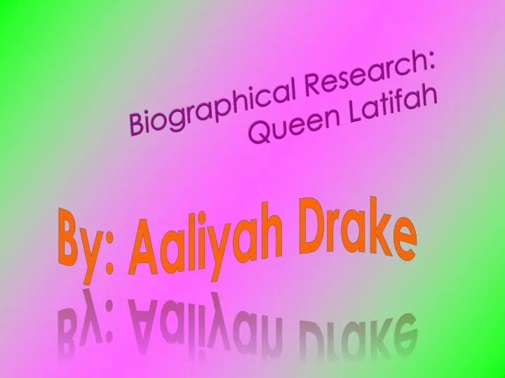 biographical research queen latifah