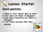 Understanding Glasgow's Local Government Structure and Services - slide 1