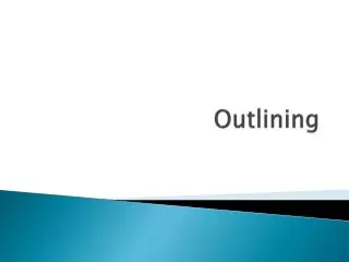 outlining