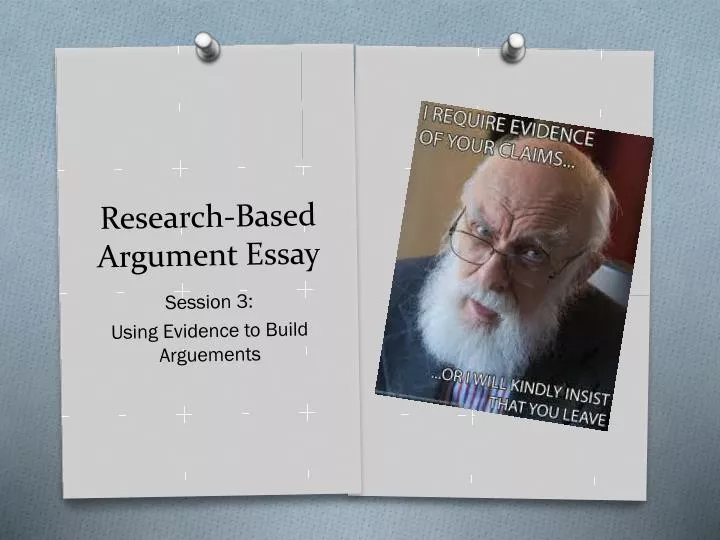 researched based argument essay