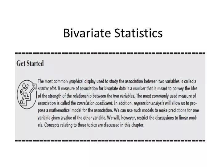 bivariate statistics