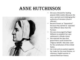 anne hutchinson
