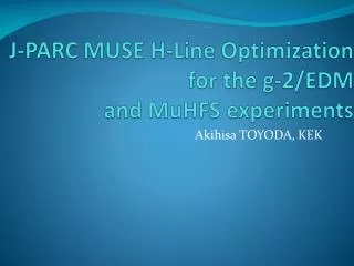 J-PARC MUSE H-Line Optimization for the g-2/EDM and MuHFS experiments