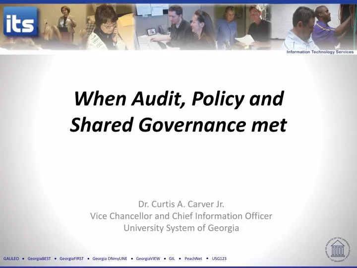 when audit policy and shared governance met