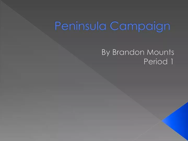 peninsula campaign