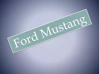 ford mustang