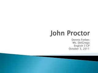 John Proctor