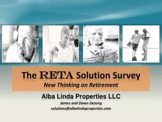 The RETA Solution Survey New Thinking on Retirement