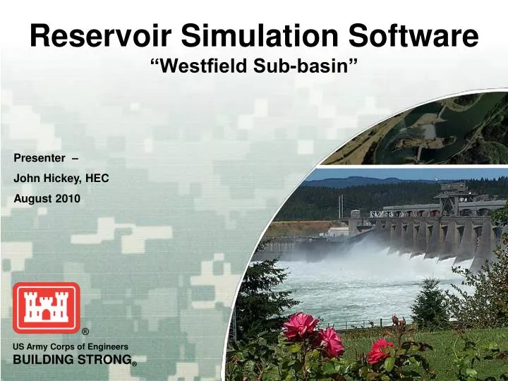 reservoir simulation software westfield sub basin