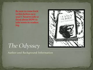 The Odyssey