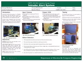 CMPE 450/490 Capstone Design Project Intruder Alert System