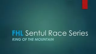 FHL Sentul Race Series