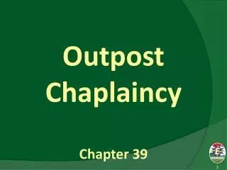 Outpost Chaplaincy